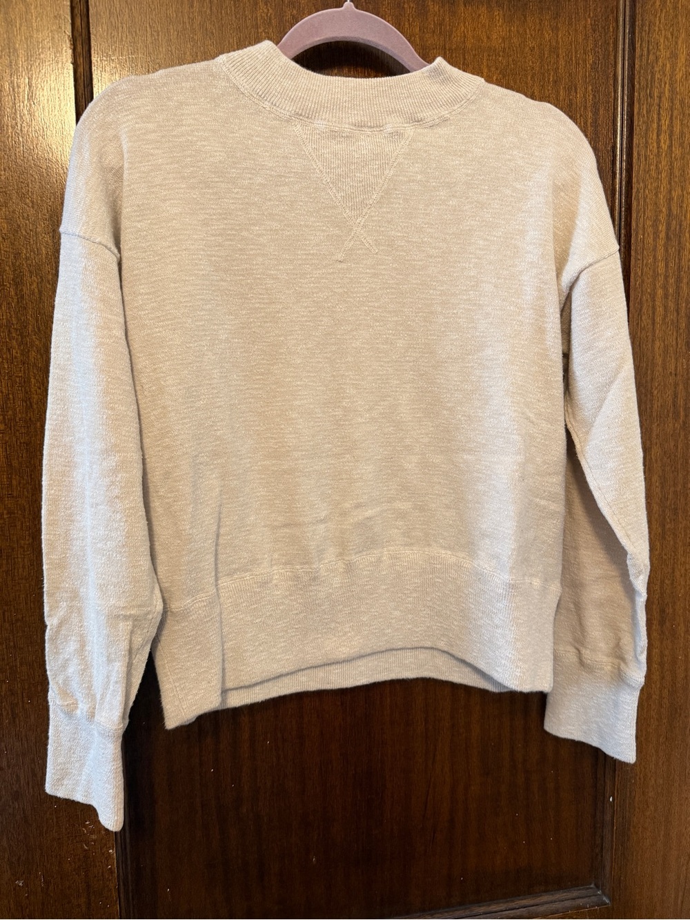Madewell Light Beige Crewneck Sweater
